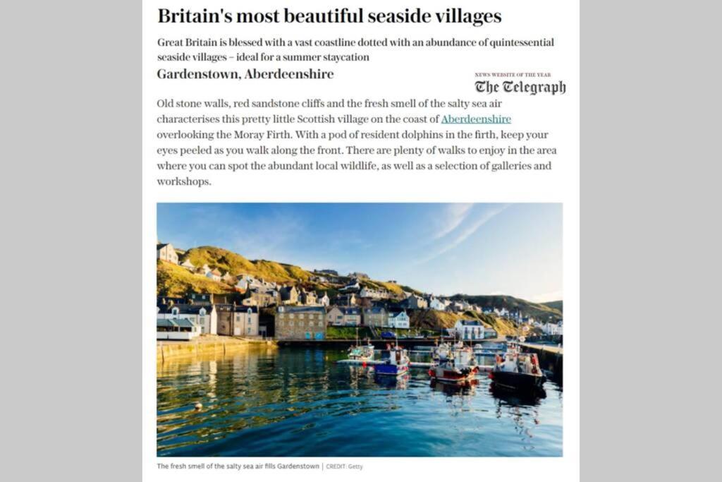Bellevue Holiday Cottage Gardenstown Eksteriør bilde